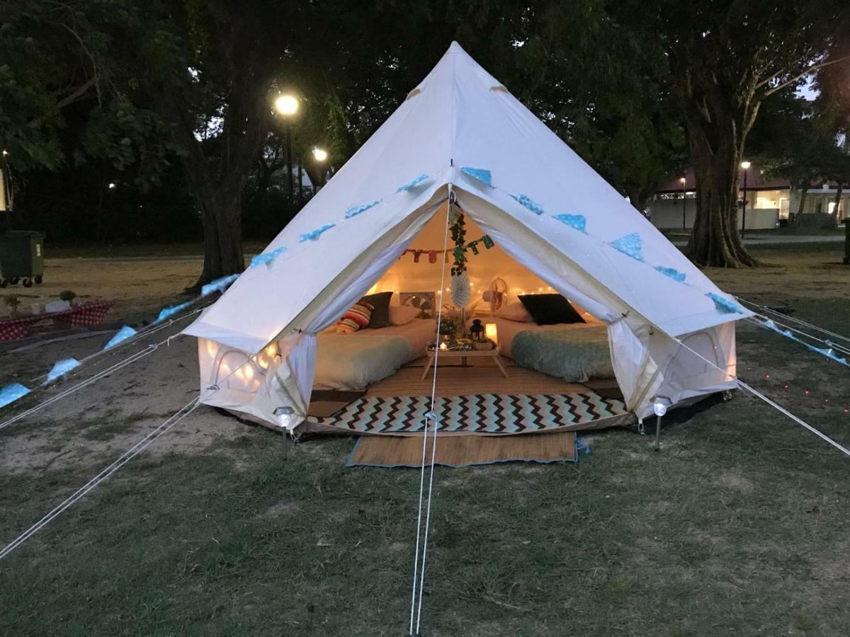 Glamping Kaki - Medium Bell Tent สิงคโปร์ ภายนอก รูปภาพ