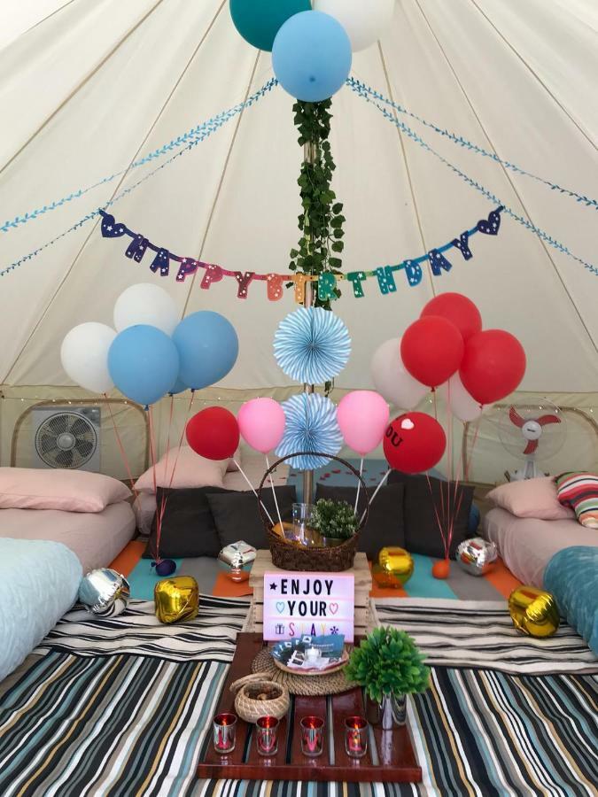 Glamping Kaki - Medium Bell Tent สิงคโปร์ ภายนอก รูปภาพ